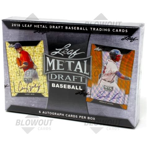 2018 leaf metal draft baseball hobby box|2018 Leaf Metal Draft Baseball Hobby Box.